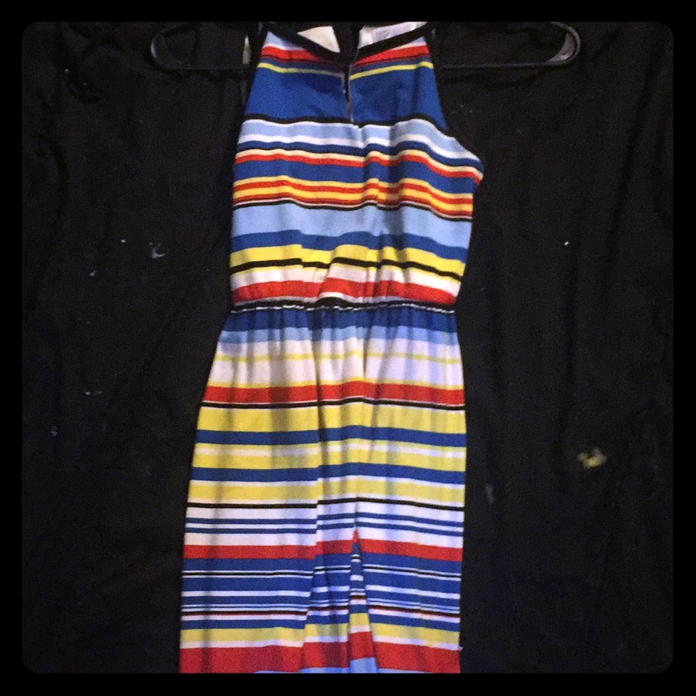 Nickie Lew multi colored ankle length dress